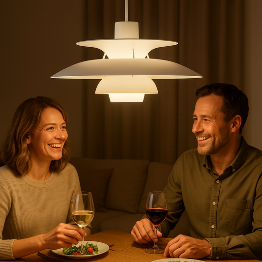 Moderne LED Deckenlampe rund – Dimmbar & langlebig – Stilvolle Beleuchtung für Wohnzimmer, Esszimmer & Büro