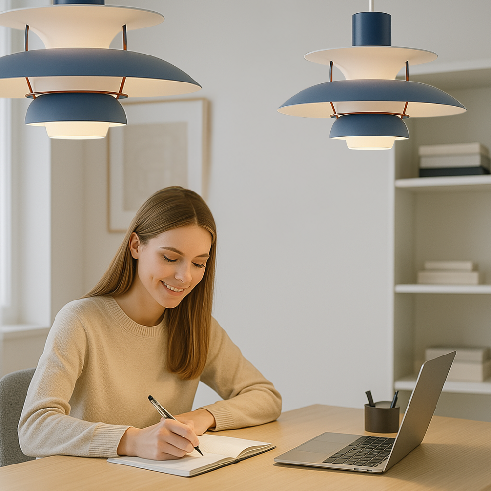 Moderne LED Deckenlampe rund – Dimmbar & langlebig – Stilvolle Beleuchtung für Wohnzimmer, Esszimmer & Büro