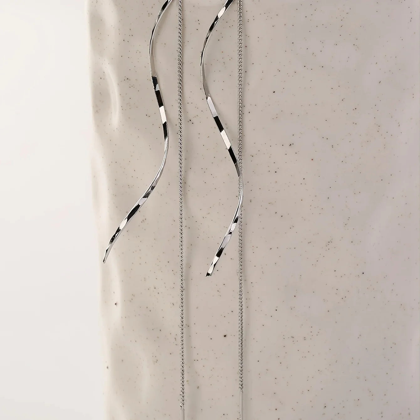 Moderne Ohrstecker - LongWaves 