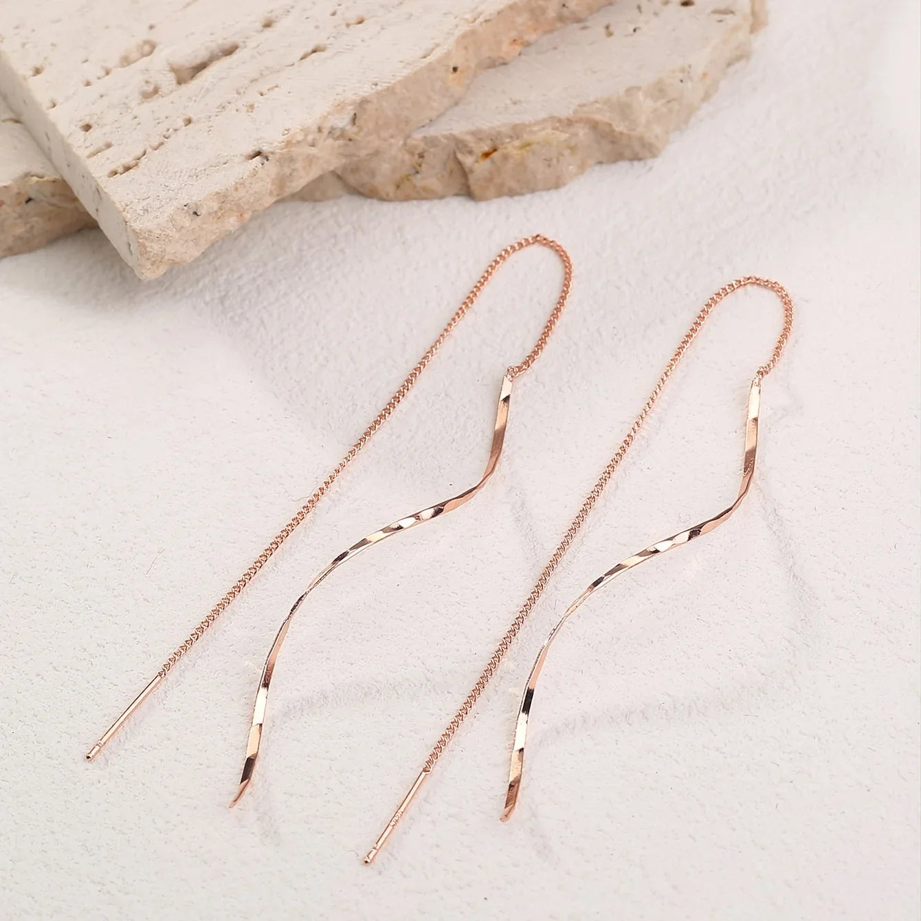 Moderne Ohrstecker - LongWaves 
