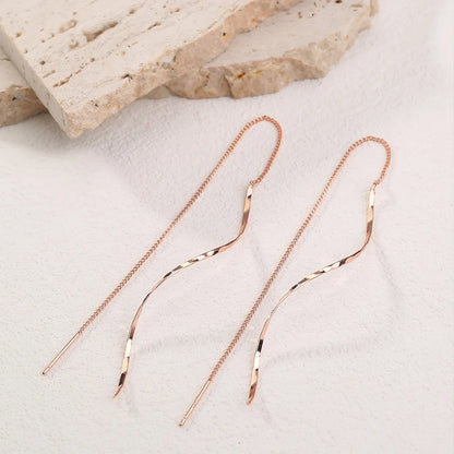 Moderne Ohrstecker - LongWaves 