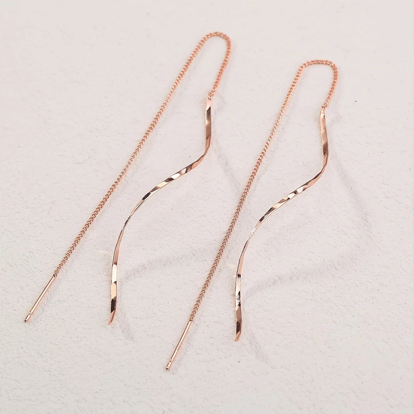 Moderne Ohrstecker - LongWaves 