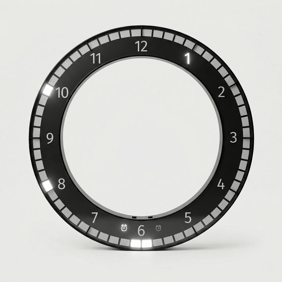 Moderne Ring-Wanduhr - ChronaLoop