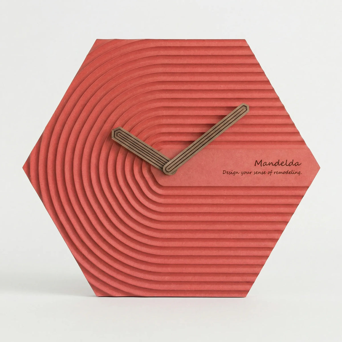 Moderne Sechseckige Wanduhr - HexaPulse