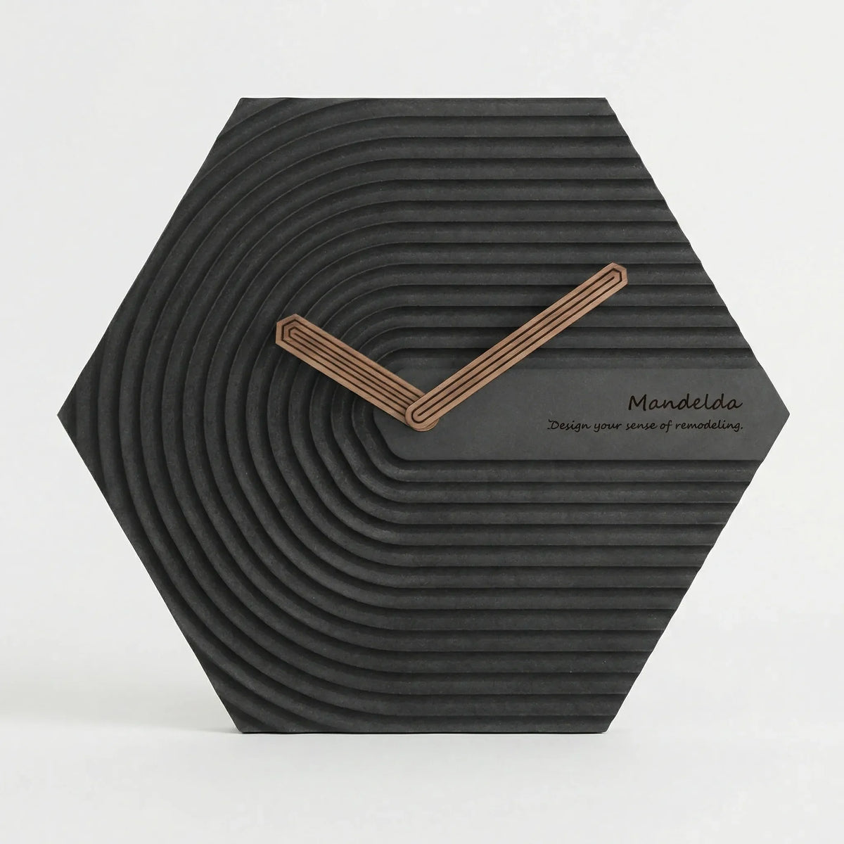 Moderne Sechseckige Wanduhr - HexaPulse