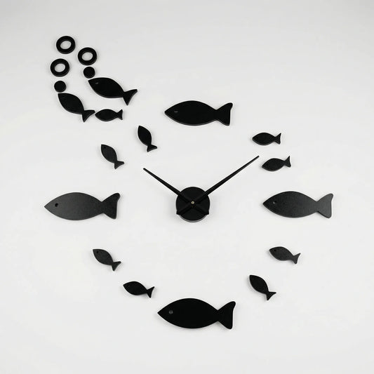 Moderne Spiegel-Wanduhr - Miraflow