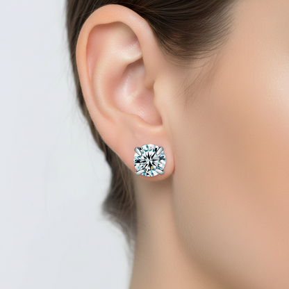 Moderne Zirkonia-Ohrringe - GlitzRing 