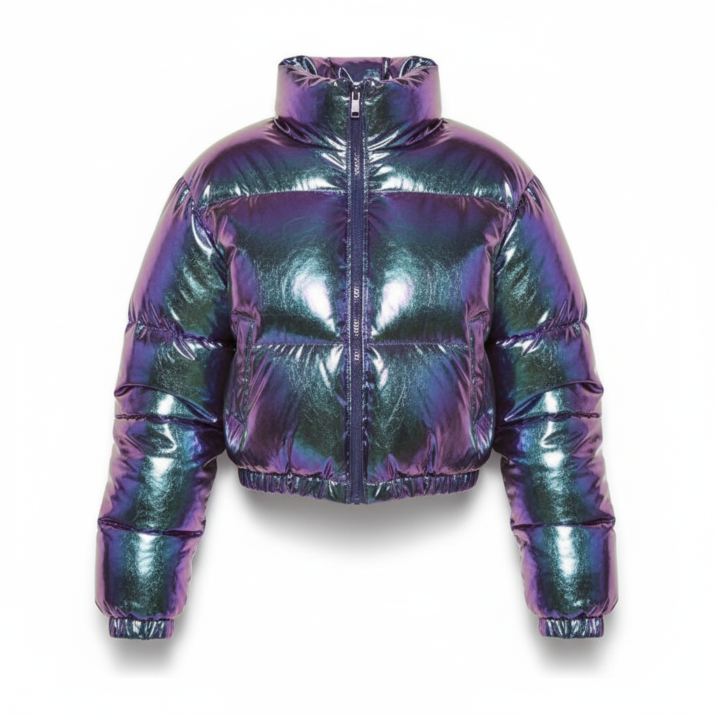 Modischer Puffer-Mantel -  Elisa