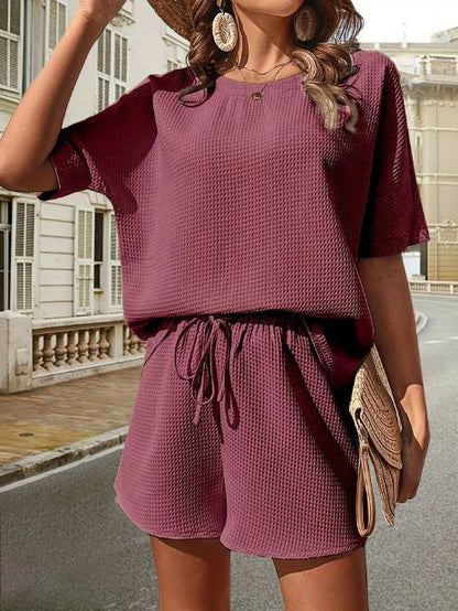Lässiges Damen-Sommer-Set mit Top und Shorts – Ninae