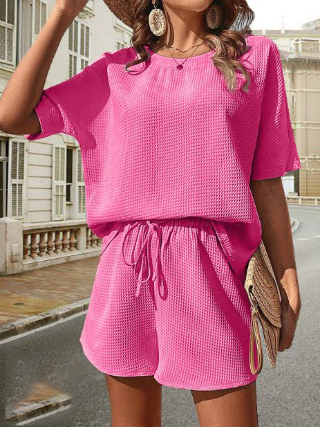 Lässiges Damen-Sommer-Set mit Top und Shorts – Ninae