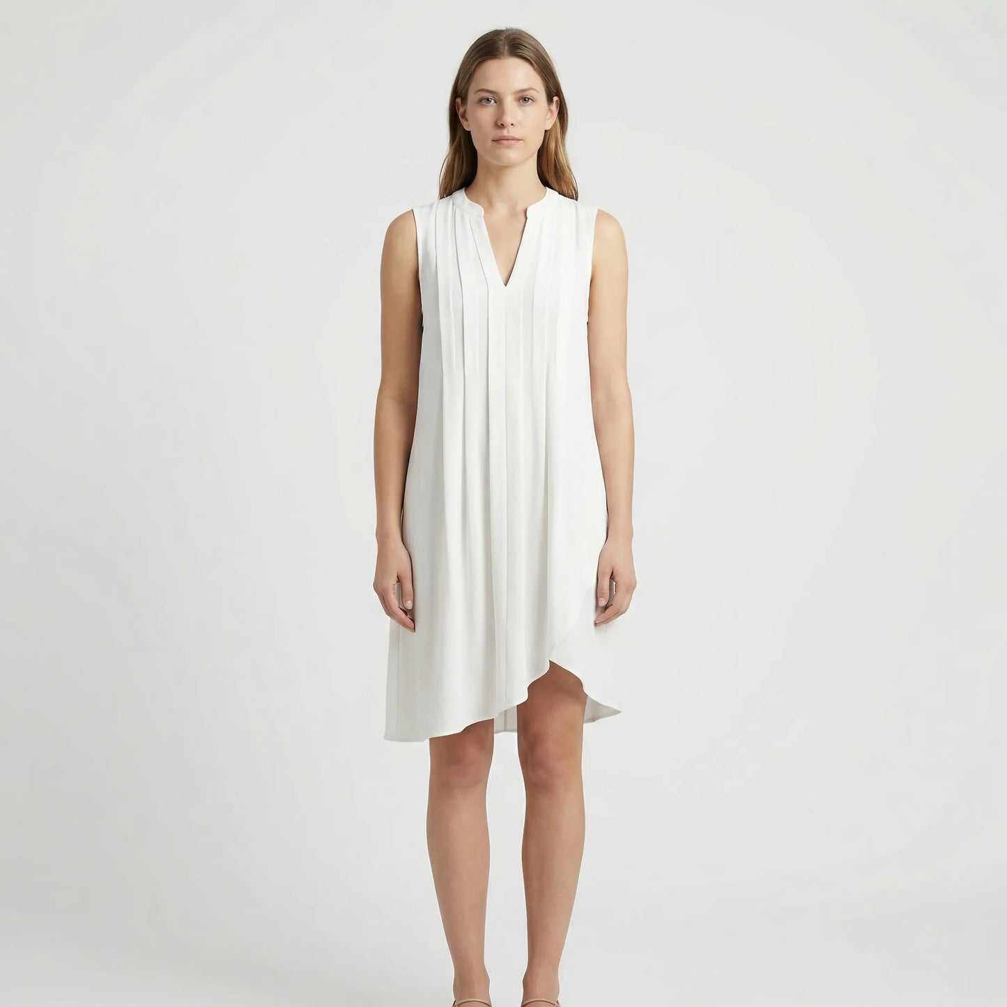 Mouwloze Zomerjurk Met V-Hals - Sherri