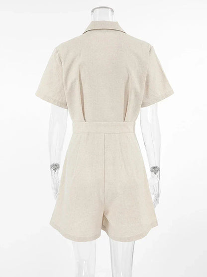 Sommer-Overall mit kurzen Ärmeln – Maelis