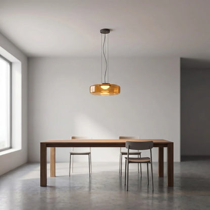 Multi-Tier Tinted Glass Pendant Light -  Halora
