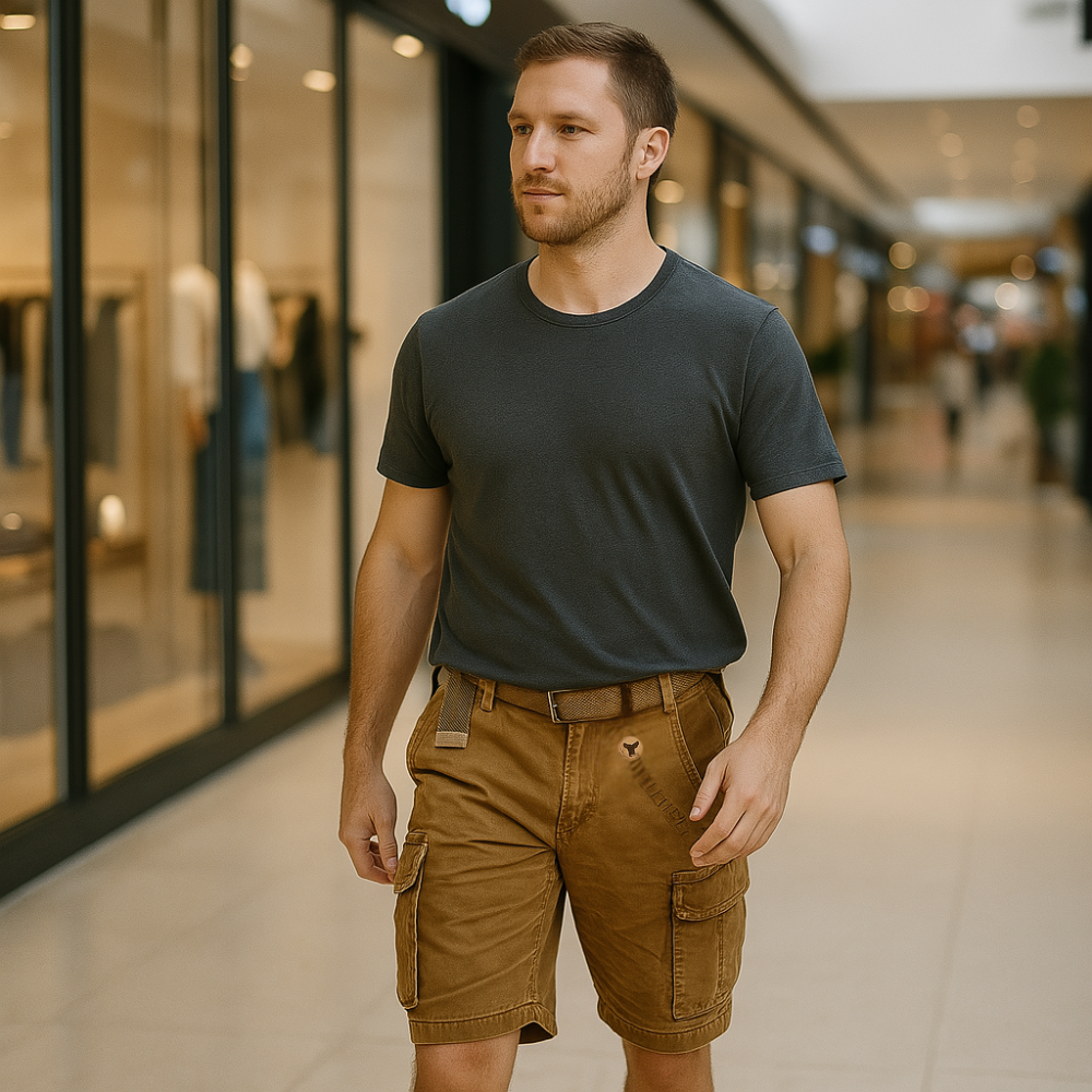 Multifunktionale Cargo-Shorts für Herren - Ethan, Sommer 2026 Edition