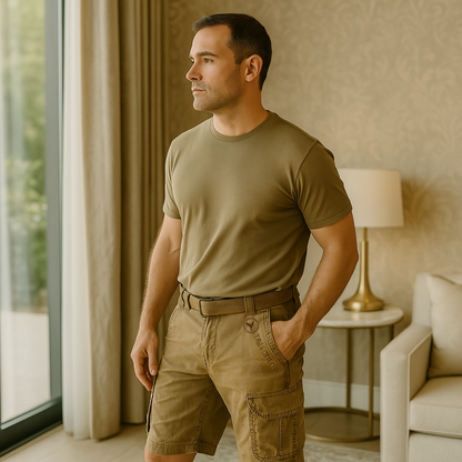 Multifunktionale Cargo-Shorts für Herren - Ethan, Sommer 2026 Edition