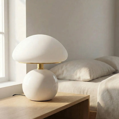 Mushroom-Shaped Ceramic Table Lamp -  Musella