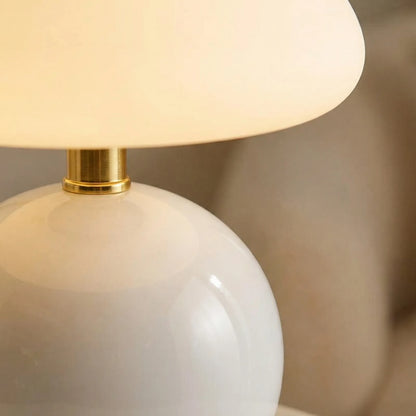 Mushroom-Shaped Ceramic Table Lamp -  Musella