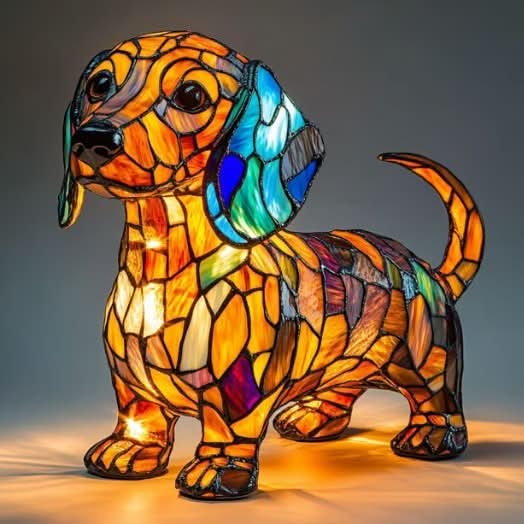 Dog Breed Night Light with Warm Glow, 6-Inch USB Powered Lamp with Inline Switch 11