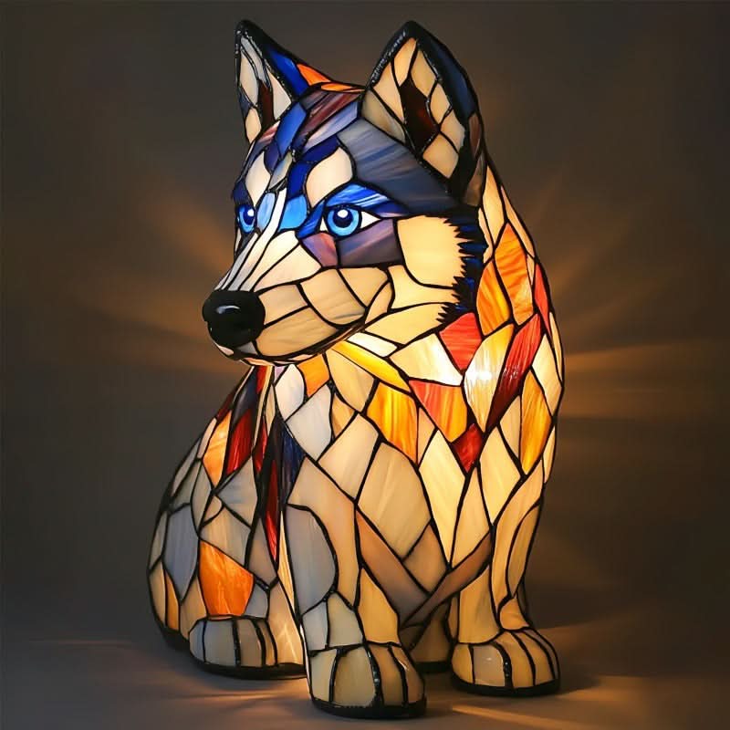Dog Breed Night Light with Warm Glow, 6-Inch USB Powered Lamp with Inline Switch 15