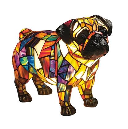 Dog Breed Night Light with Warm Glow, 6-Inch USB Powered Lamp with Inline Switch 30