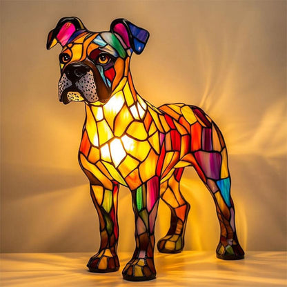 Dog Breed Night Light with Warm Glow, 6-Inch USB Powered Lamp with Inline Switch 4