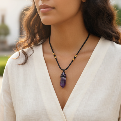 Natürliche Kristallkette - CrystalLyra 