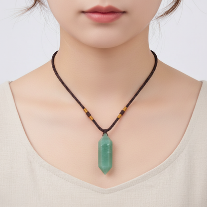 Natürliche Kristallkette - CrystalLyra 