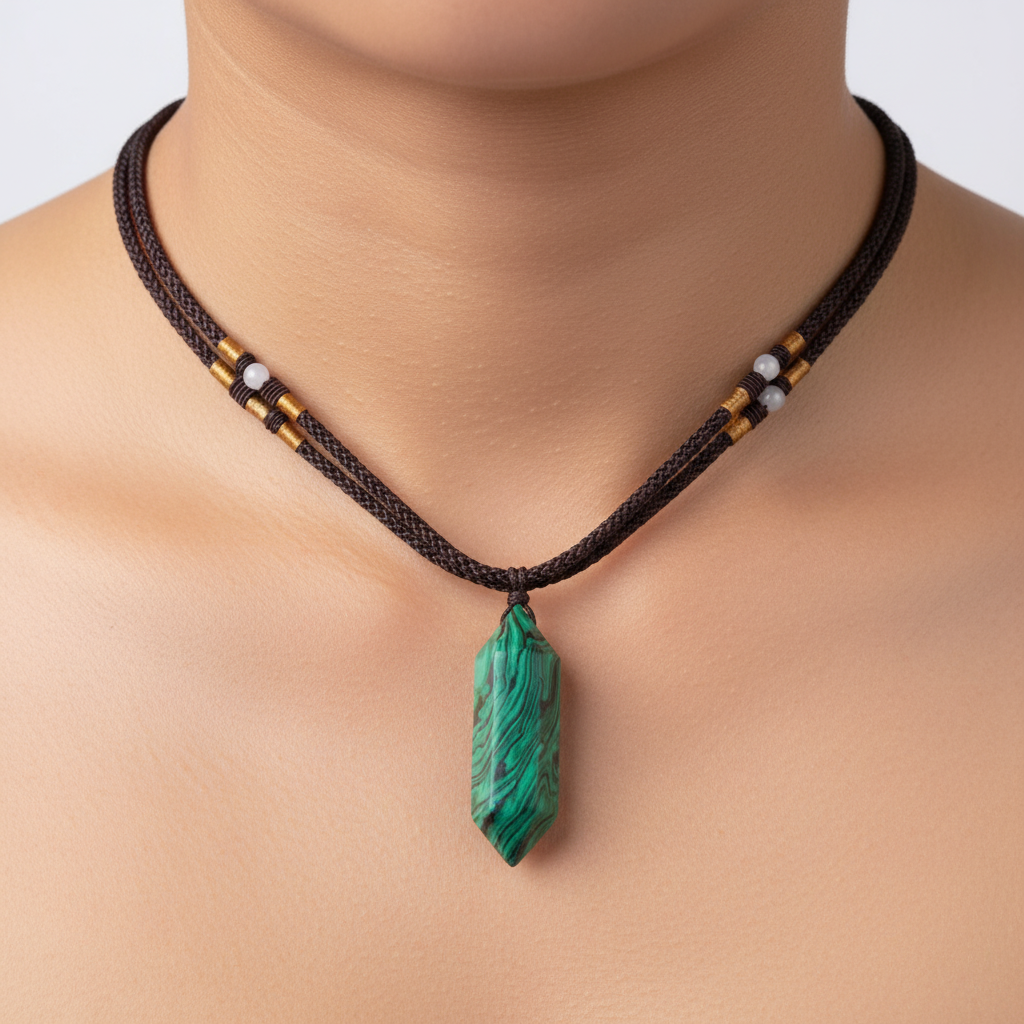 Natürliche Kristallkette - CrystalLyra 