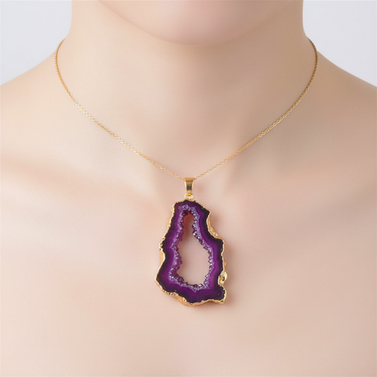 Natürlicher Kristall-Anhänger - GeoJewelry 