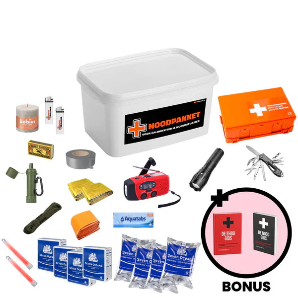 Premium Notfallpaket in Kunststoff-Eimer (12,8L) - SafeBucket