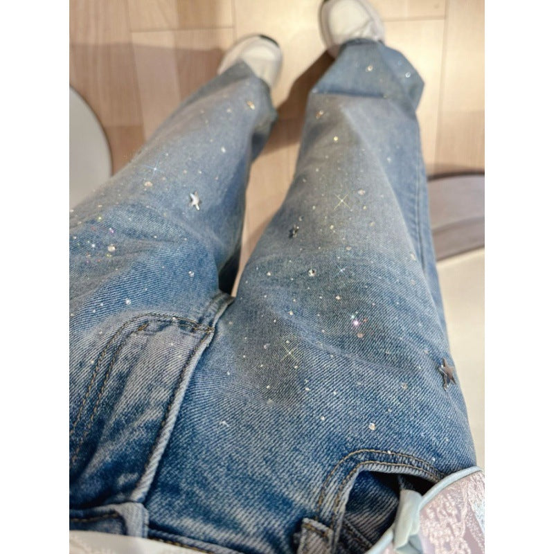 Damen Glitzerjeans für einen strahlenden Look - Jade