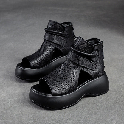 Orthopädische Leder-Sandalen Damen mit stoßdämpfender Sohle – Meike
