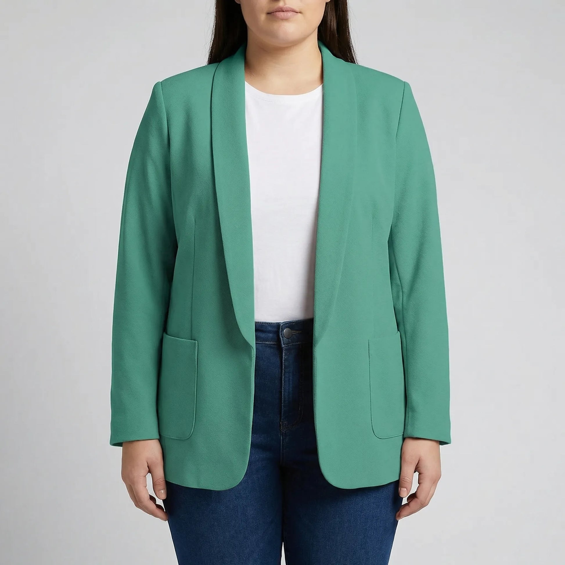 Offener Damenblazer In Großen Größen - Louise