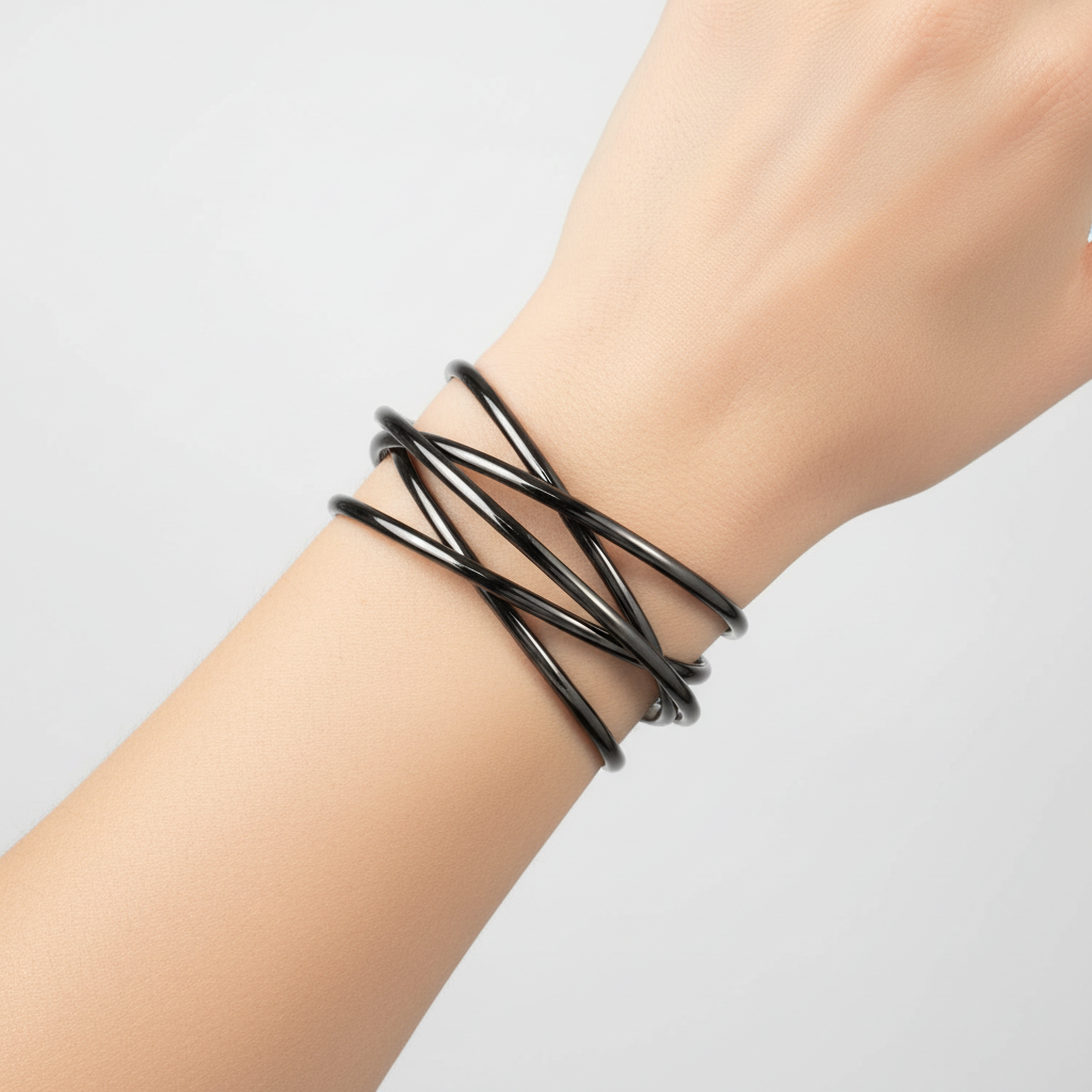 Offenes Armreif-Design - ShineCurve 