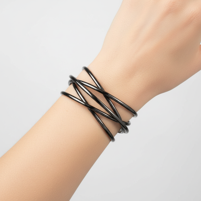 Offenes Armreif-Design - ShineCurve 