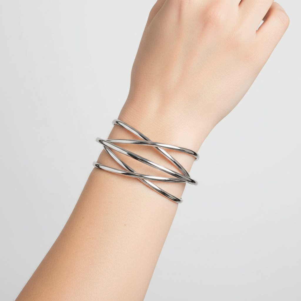 Offenes Armreif-Design - ShineCurve 