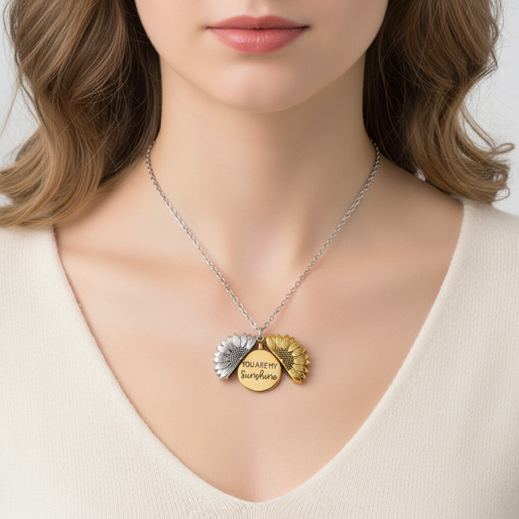 Offenes Medaillon-Design - LoveSpark 