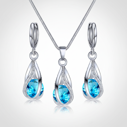 Ohrringe Und Halskette - SparkleJewelry 