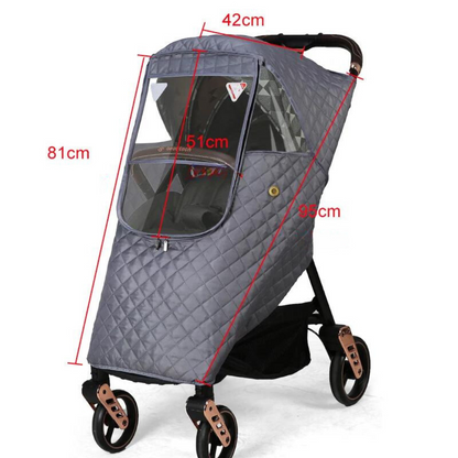 Winter-Wetterschutz-Set für Kinderwagen – 1+1 GRATIS Aktion