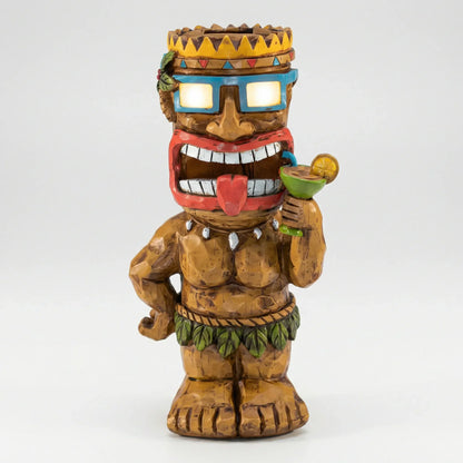 Op Zonne-Energie Werkende Tiki-Figuur Voor Buiten - Solumask
