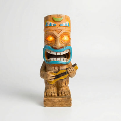 Op Zonne-Energie Werkende Tiki-Figuur Voor Buiten - Solumask