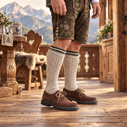 Original Haferlschuhe Aus Wildleder – Schlichtes Trachtenfest
