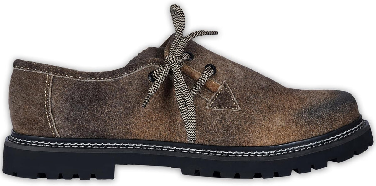 Original Haferlschuhe Aus Wildleder – Schlichtes Trachtenfest