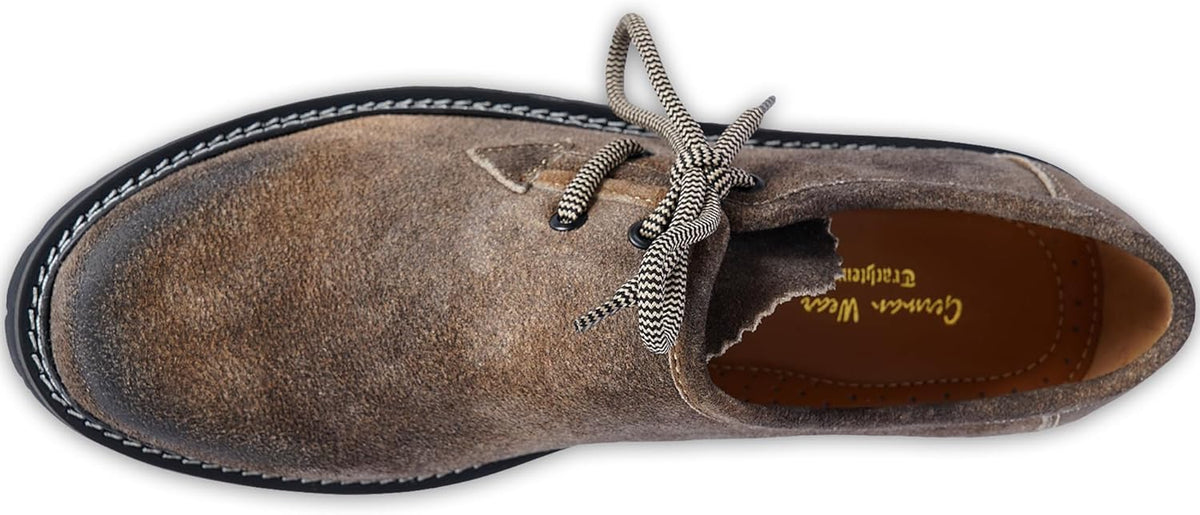 Original Haferlschuhe Aus Wildleder – Schlichtes Trachtenfest