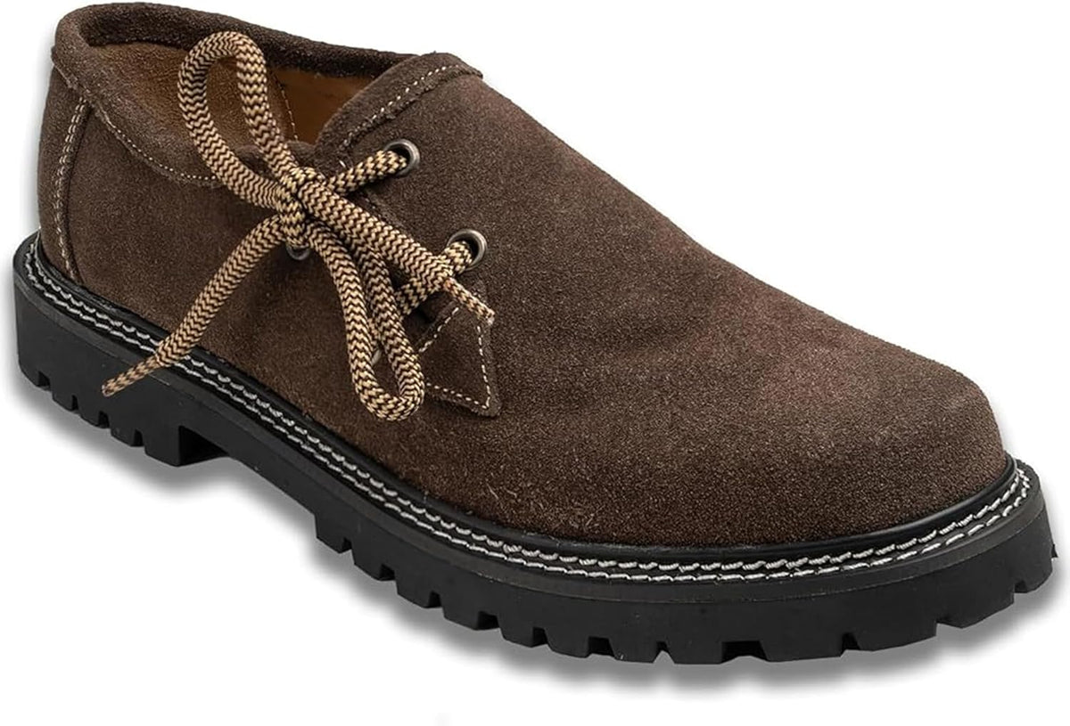Original Haferlschuhe Aus Wildleder – Schlichtes Trachtenfest