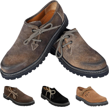 Original Haferlschuhe Aus Wildleder – Schlichtes Trachtenfest
