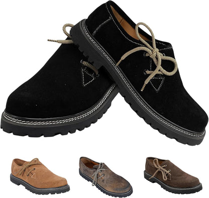 Original Haferlschuhe Aus Wildleder – Schlichtes Trachtenfest