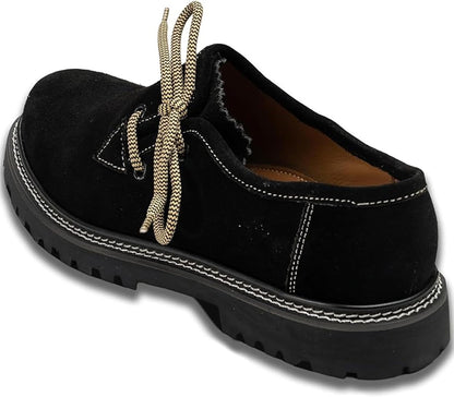 Original Haferlschuhe Aus Wildleder – Schlichtes Trachtenfest