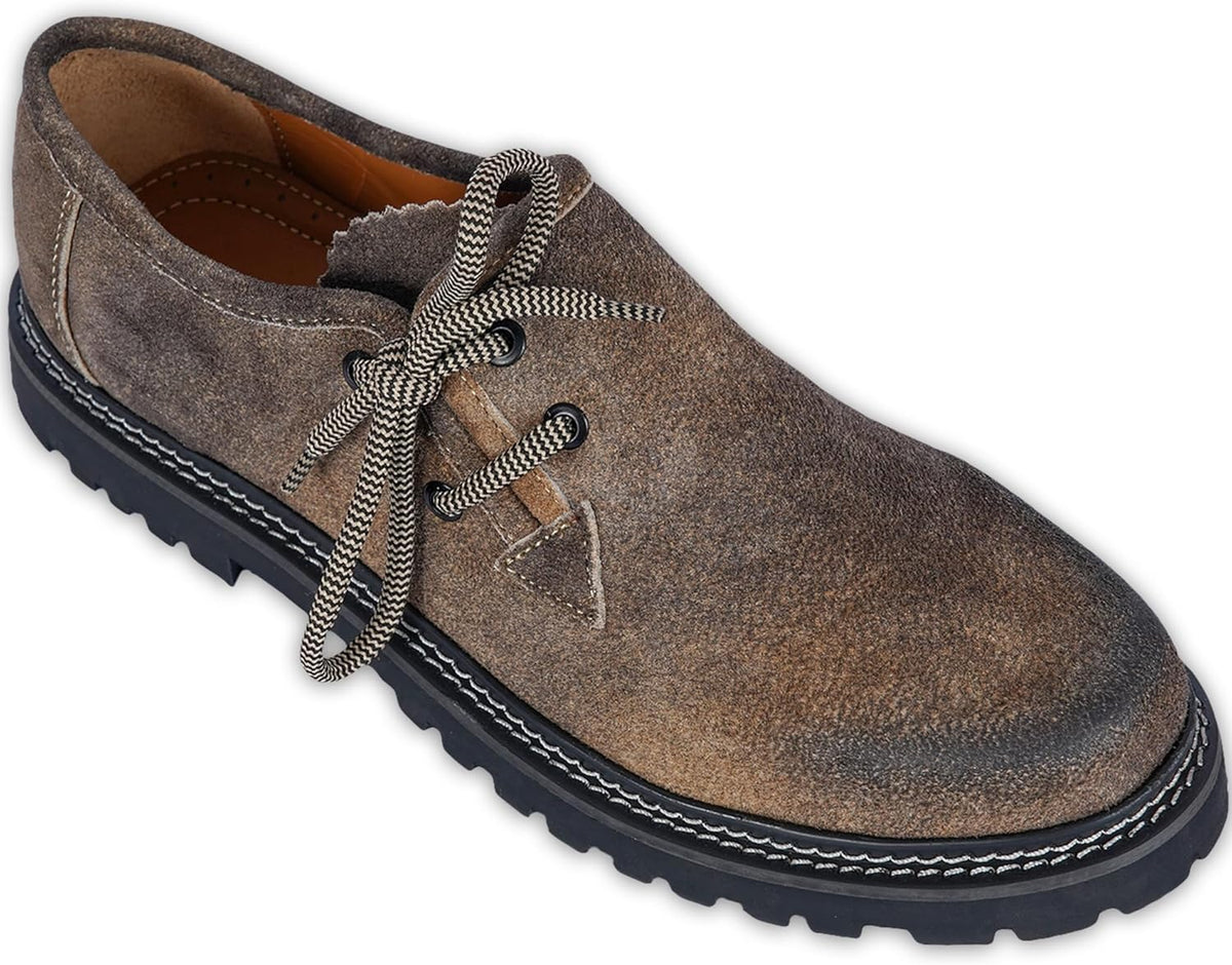 Original Haferlschuhe Aus Wildleder – Schlichtes Trachtenfest
