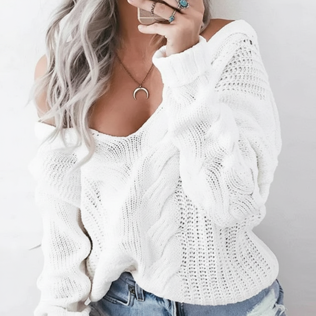 Oversize Strickpullover - Carolin